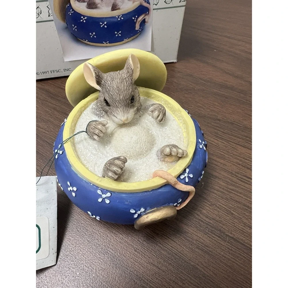 Charming Tails You Couldn't Be Sweeter Mouse‎ In Sugar Bowl Figurine 89/625 New